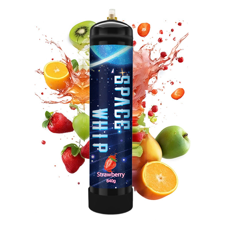 Strawberry Flavor Whipped Cream Charger 0.95L/640g (6pcs)