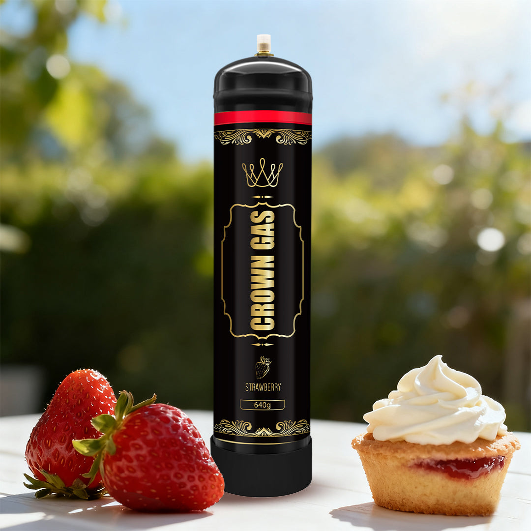 Strawberry Flavor Whipped Cream Charger 0.95L/640g (6pcs)