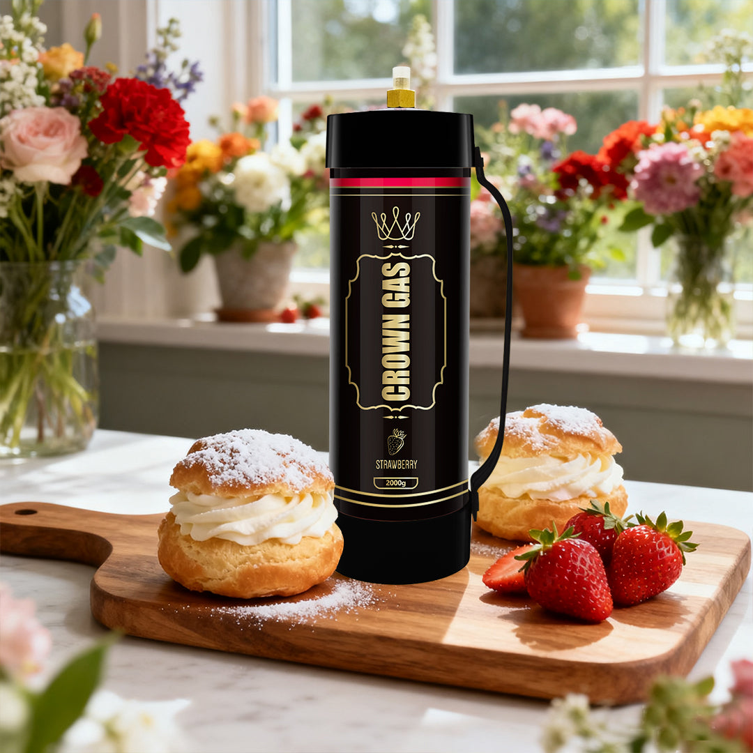 Strawberry Flavor Whipped Cream Charger 3.3L/2000g (2pcs)