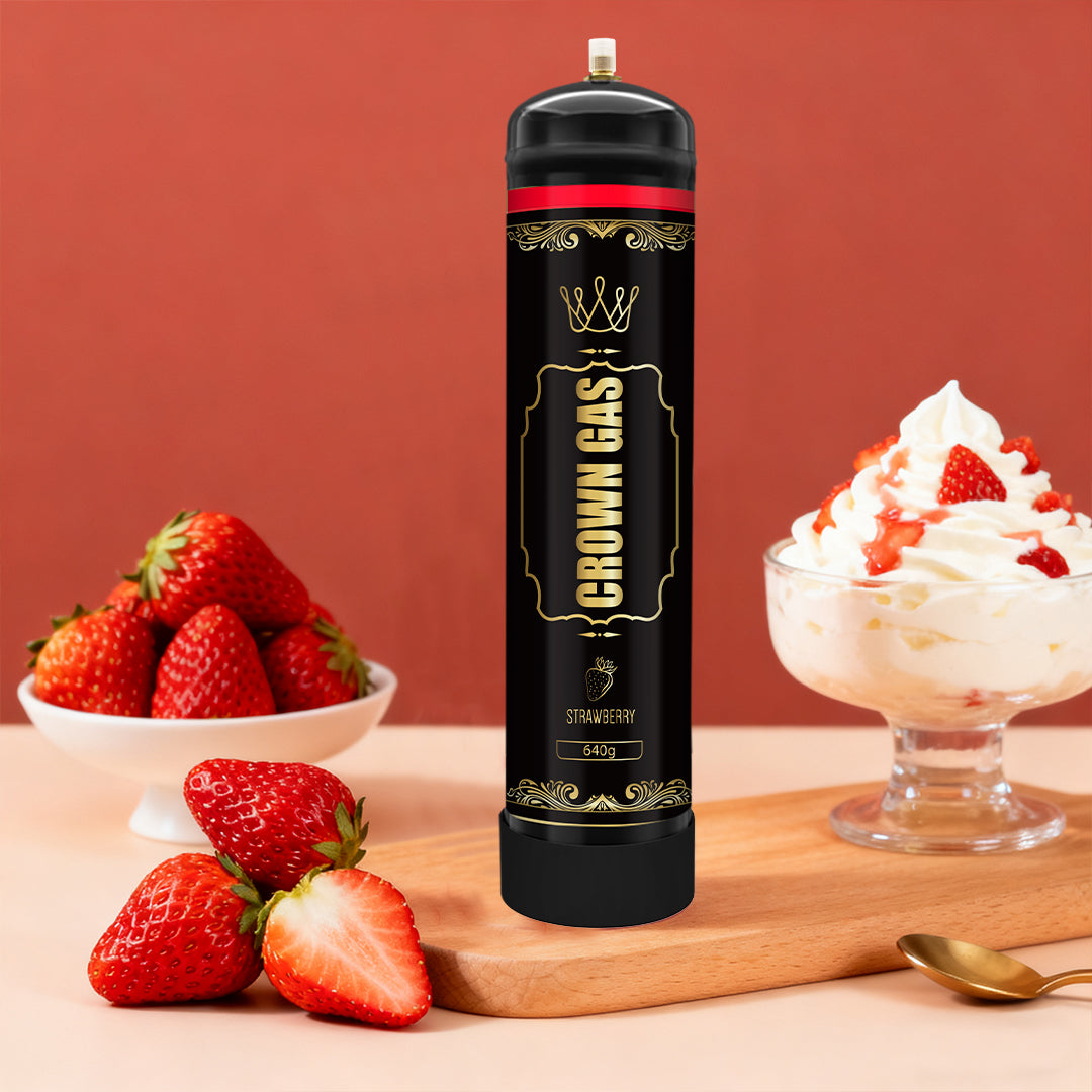 Strawberry Flavor Whipped Cream Charger 0.95L/640g (6pcs)