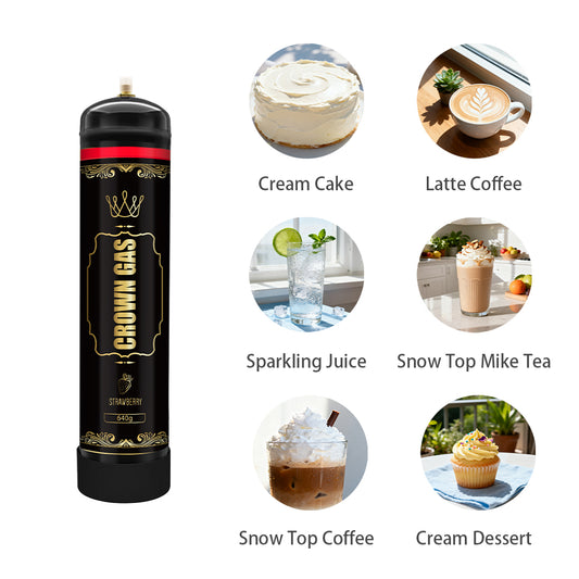 Strawberry Flavor Whipped Cream Charger 0.95L/640g (6pcs)